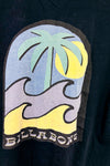 T-shirt noir avec palmier - Homme seconde main - Billabong- La Penderie du Paradis