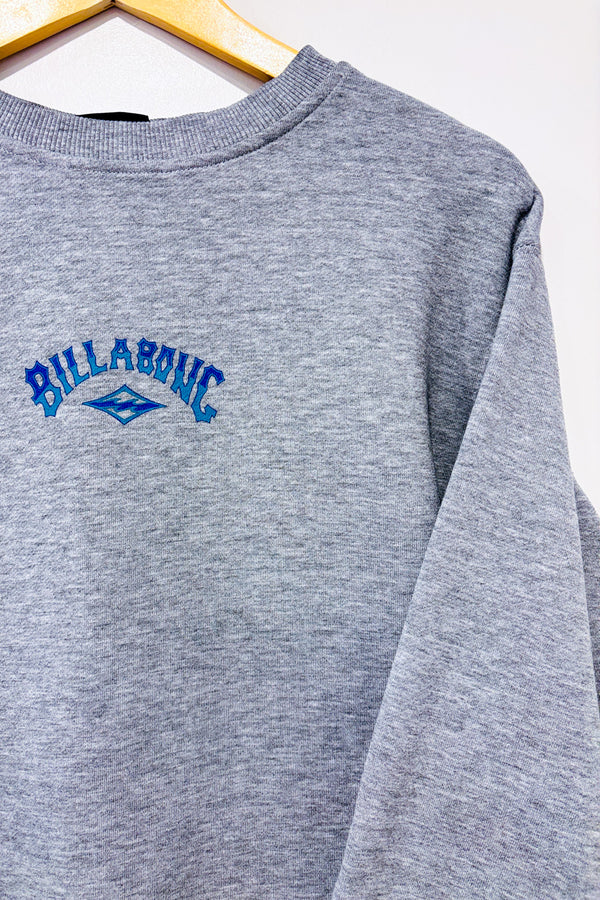 Chandail crewneck gris - Homme seconde main - Billabong- La Penderie du Paradis