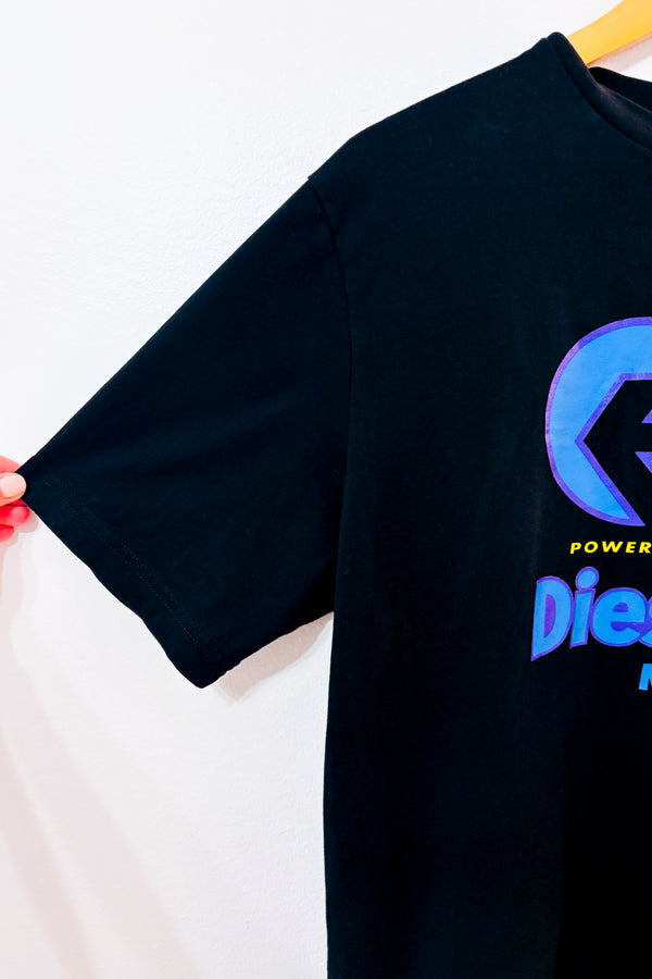 T-shirt noir Diesel Ind. Power Station seconde main - Diesel- La Penderie du Paradis