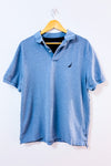 Polo bleu pâle seconde main - Nautica- La Penderie du Paradis