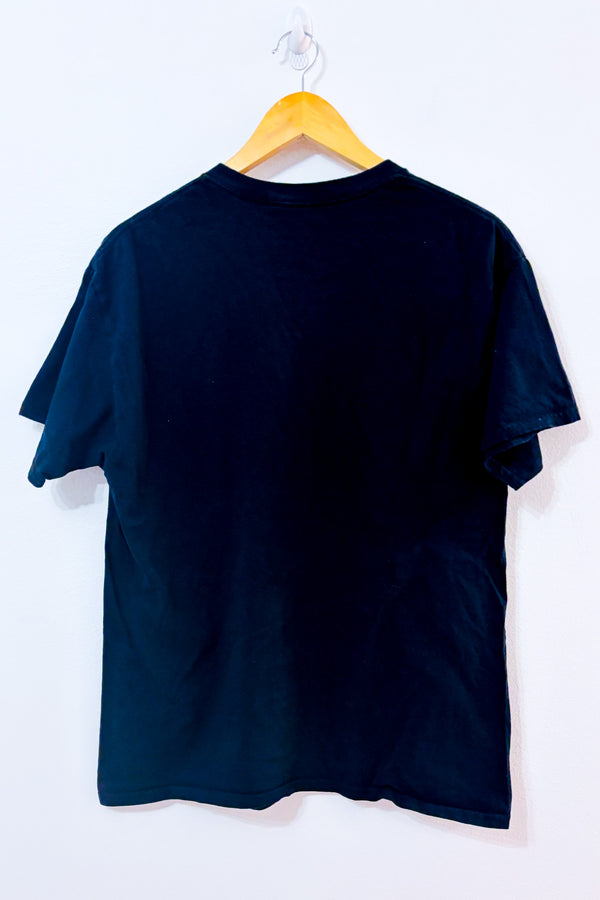 T-shirt noir graphique 'Hotel California' seconde main - Rock Off- La Penderie du Paradis