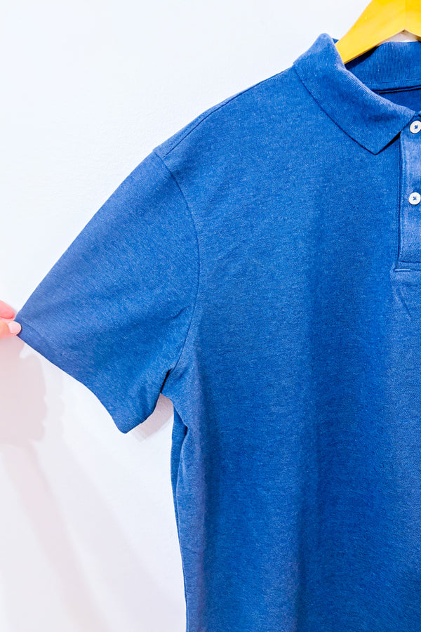 Polo bleu* seconde main - Decathlon- La Penderie du Paradis
