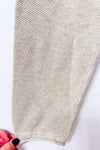 Chandail beige en tricot texturé à col rond seconde main - Jack & Jones- La Penderie du Paradis