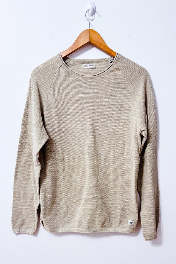 Chandail beige texturé Jack & Jones