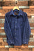Chemise mauve et bleue à carreaux (m) - Homme