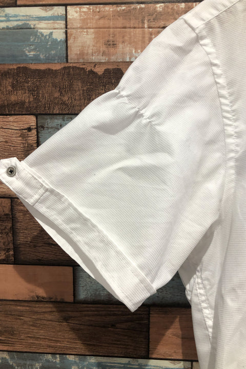 Chemise blanche texturé (l) - Homme seconde main Orvieto   