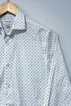 Chemise blanche Laurier avec motif losanges (xs) - Homme seconde main Frank and Oak 