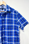 Chemise bleue à carreaux (m) - Homme seconde main Tommy Hilfiger 