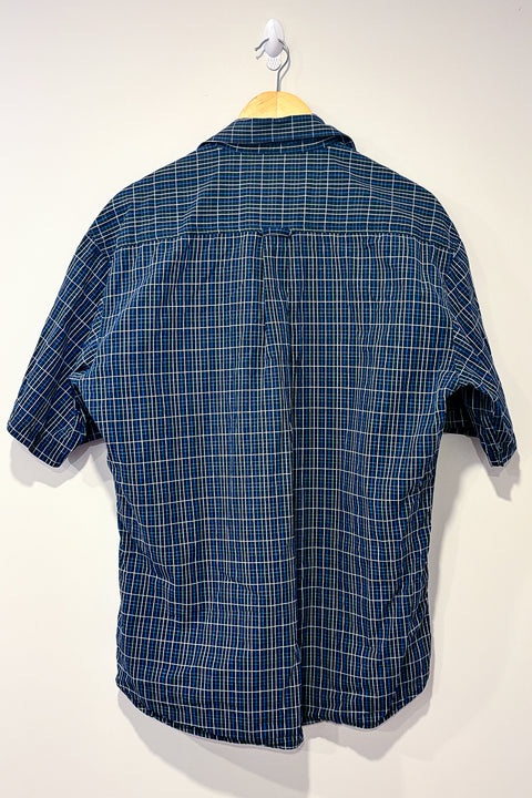 Chemise bleue à carreaux (l) - Homme seconde main I. Miller   