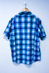 Chemise bleue et verte à carreaux Omni-Shade (xl) - Homme seconde main Columbia 