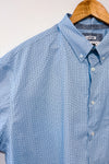 Chemise bleue à pois (xl) - Homme seconde main Joseph Abboud 