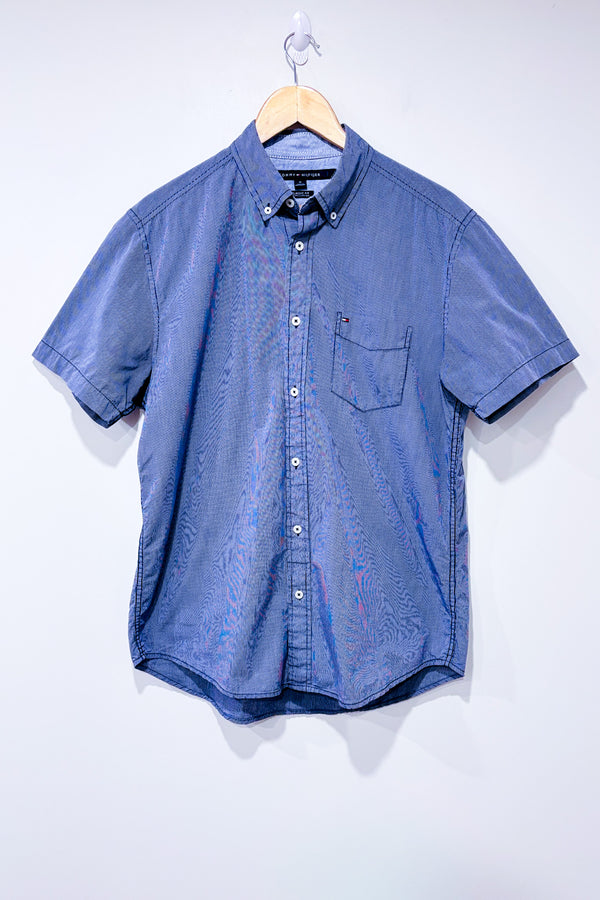 Chemise marine rayée (m) - Homme-Tommy Hilfiger-La Penderie du Paradis 🕊