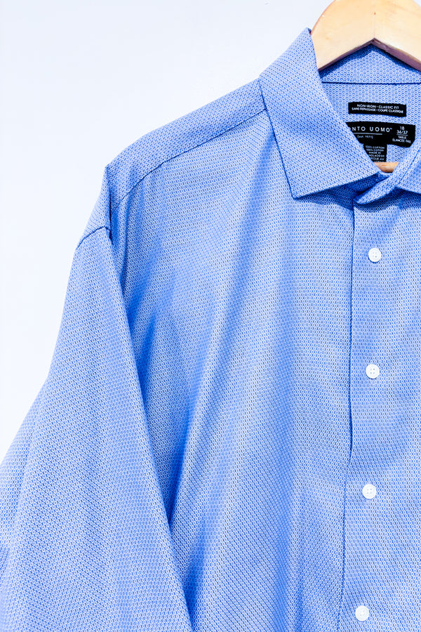 Chemise bleu pâle à motifs (xl) - Homme *-Pronto Uomo-La Penderie du Paradis 🕊