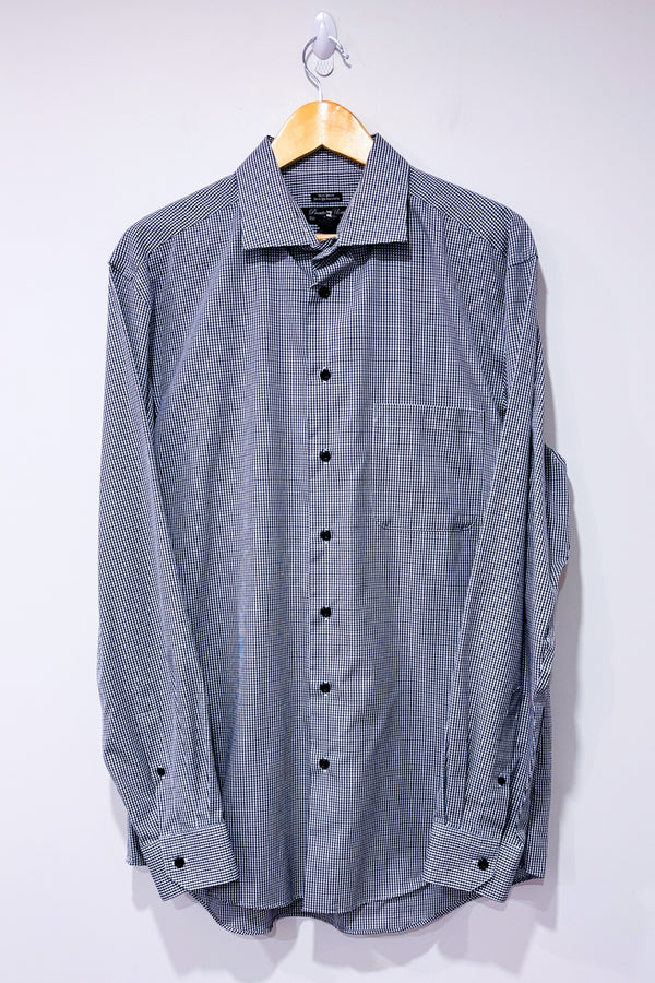 Chemise bleue et rouge à petits carreaux (xl) - Homme *-Pronto Uomo-La Penderie du Paradis 🕊