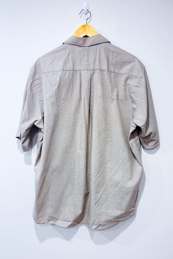 Chemise beige à petites rayures - Homme seconde main - The Arrow Company- La Penderie du Paradis