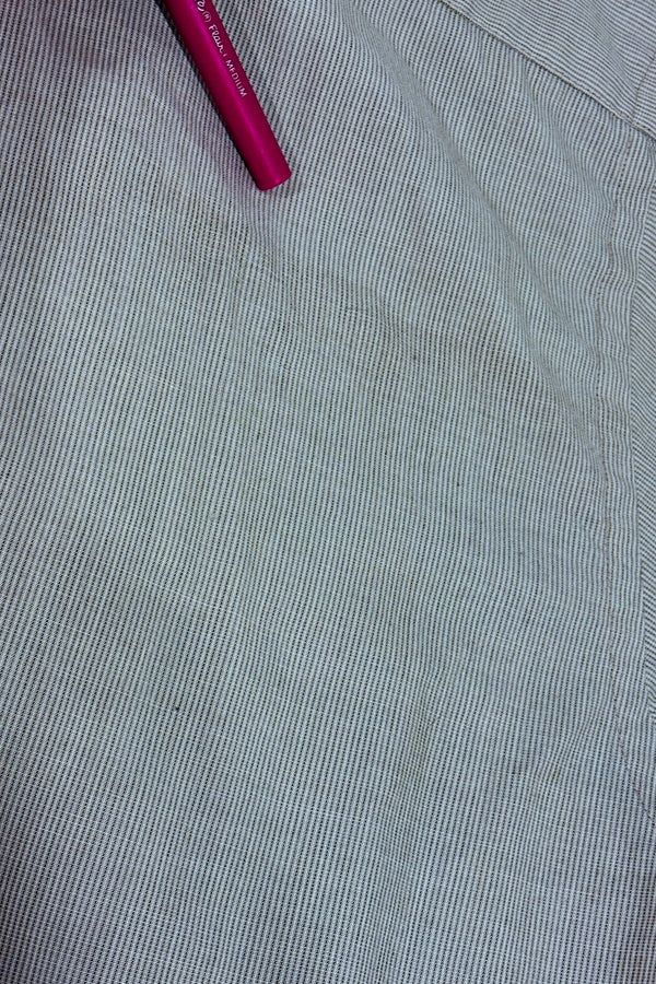 Chemise beige à petites rayures - Homme seconde main - The Arrow Company- La Penderie du Paradis