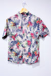 Chemise beige hawaïenne - Homme seconde main - H&M- La Penderie du Paradis