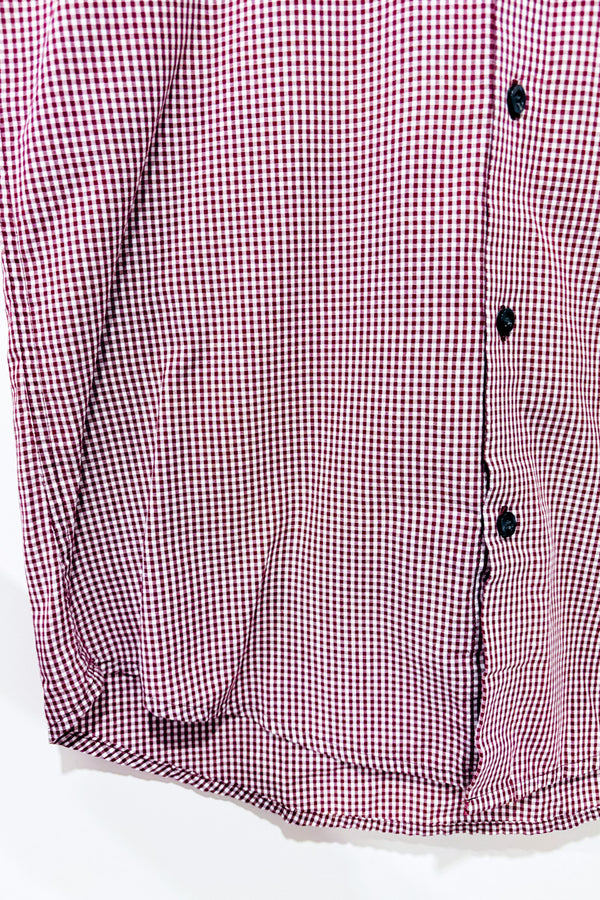 Chemise gingham rouge - Homme* seconde main - Protocol- La Penderie du Paradis