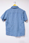 Chemise bleue et blanche à carreaux - Homme seconde main - Columbia- La Penderie du Paradis