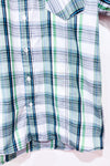 Chemise verte et blanche à carreaux - Homme seconde main - Navy Crew- La Penderie du Paradis