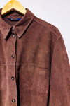Chemise brune effet suède - Homme seconde main - Nygård- La Penderie du Paradis