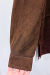 Chemise brune effet suède - Homme seconde main - Nygård- La Penderie du Paradis