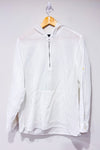 Chemise en lin blanche à capuchon - Homme seconde main - Zara- La Penderie du Paradis