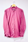Chemise rose-mauve en coton - Homme seconde main - Frank & Oak- La Penderie du Paradis