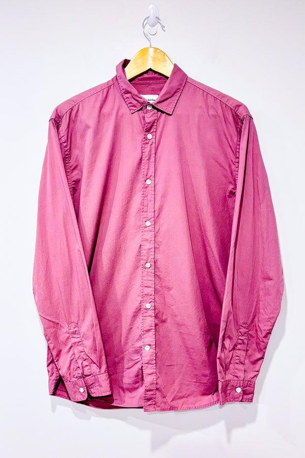 Chemise rose-mauve en coton - Homme seconde main - Frank & Oak- La Penderie du Paradis