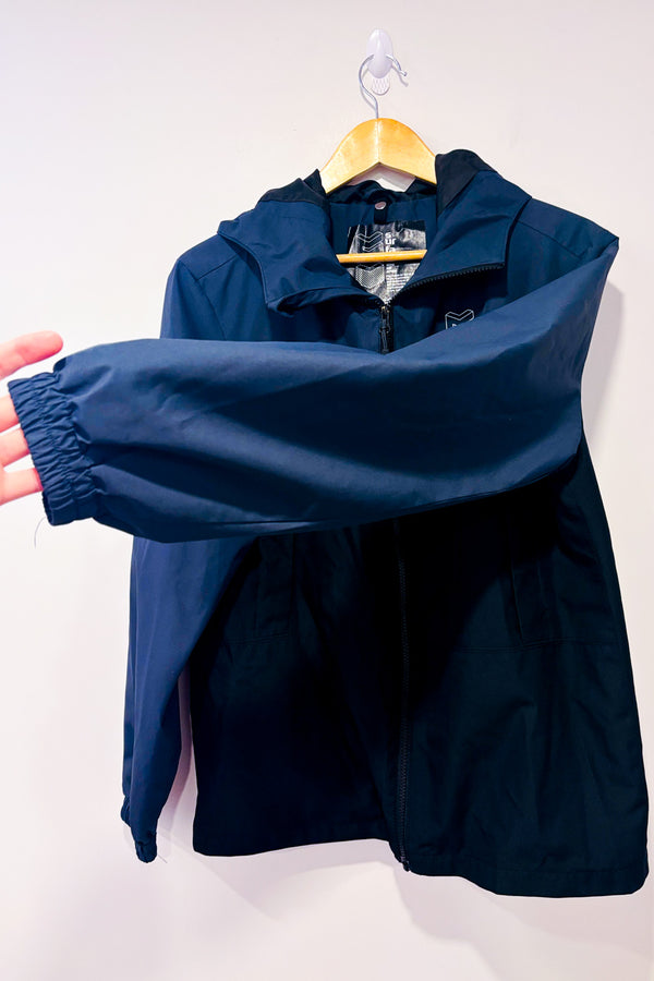 Manteau coupe-vent noir et bleu - Homme seconde main - Surface- La Penderie du Paradis