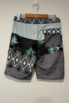 Board short gris et vert fleuri (xs) - Homme seconde main O'Neill 