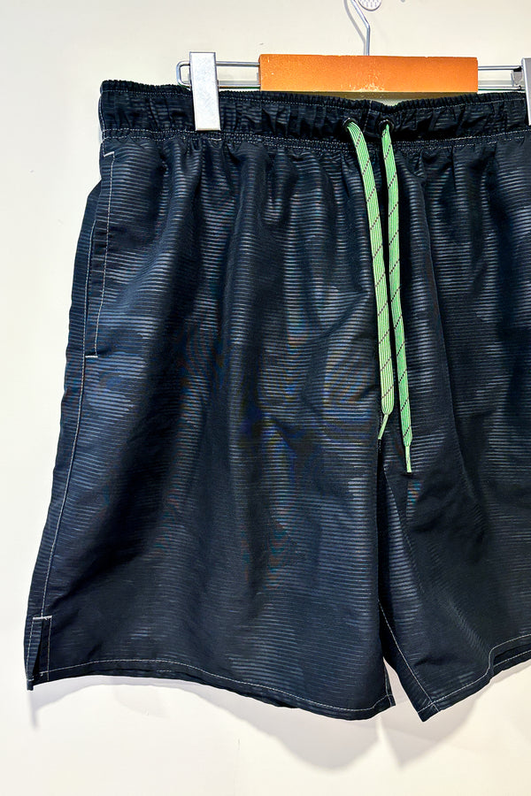 Short de maillot de bain noir et vert néon (xl) - Homme seconde main Nike 