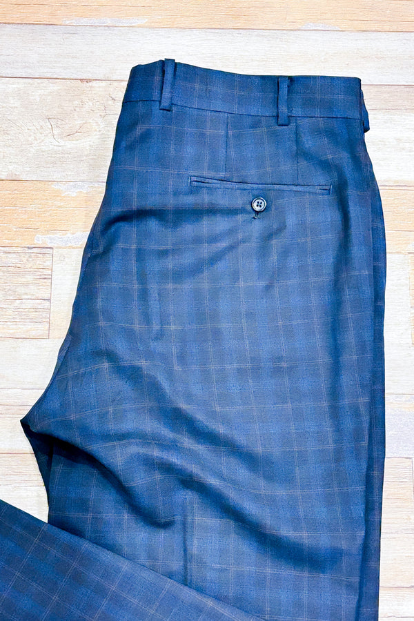 Pantalon Thomas marine à carrreaux en laine Thomas (xl) - Homme-Nautica-La Penderie du Paradis 🕊