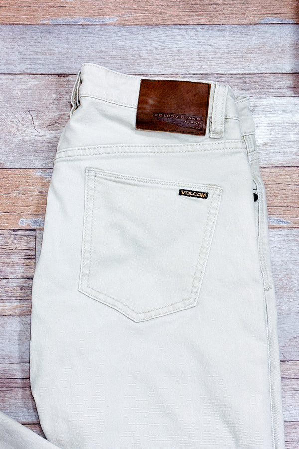 Jeans Vorta beige slim straight (s) - Homme-Volcom-La Penderie du Paradis 🕊