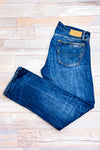 Jeans bleu foncé effet usé jambe droite (m) - Homme-Ralph Lauren-La Penderie du Paradis 🕊