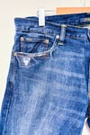 Jeans bleu foncé effet usé jambe droite (m) - Homme-Ralph Lauren-La Penderie du Paradis 🕊