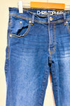 Jeans bleu foncé jambe droite (s) - Homme-Christopher Jeans-La Penderie du Paradis 🕊