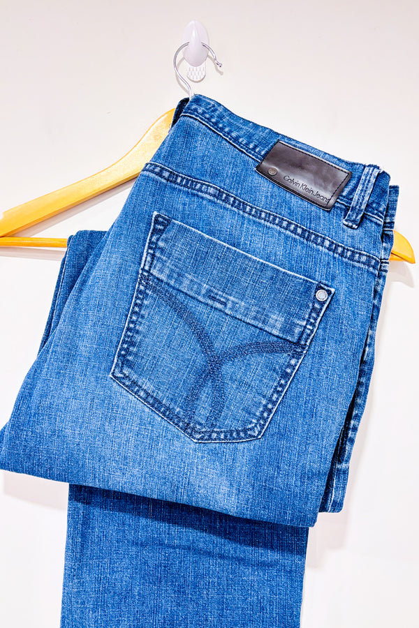 Jeans bleu pâle délavé (xl) - Homme-Calvin Klein-La Penderie du Paradis 🕊