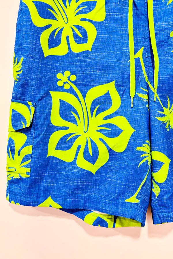 Maillot de bain bleu et vert fleuri (l) - Homme-Firefly-La Penderie du Paradis 🕊