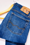 Jeans bleu foncé délavé (s) - Homme seconde main - American Eagle- La Penderie du Paradis