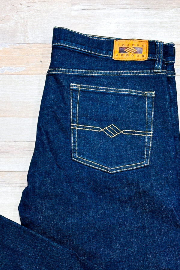 Jeans bleu foncé - Homme seconde main - Joseph Abboud- La Penderie du Paradis