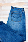 Jeans bleu jambe droite - Homme seconde main - Chaps- La Penderie du Paradis