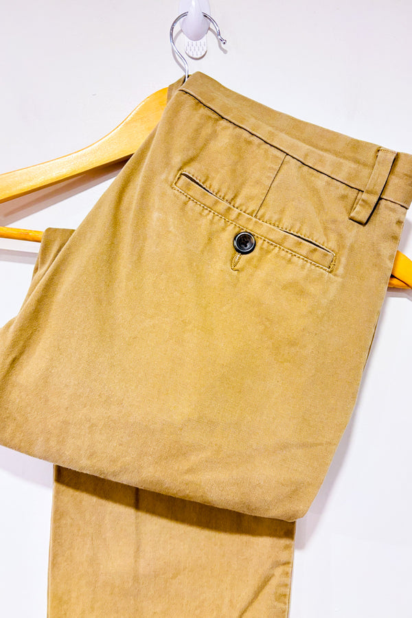 YY_Pantalon chino beige jambe droite - Homme seconde main - Old Navy- La Penderie du Paradis