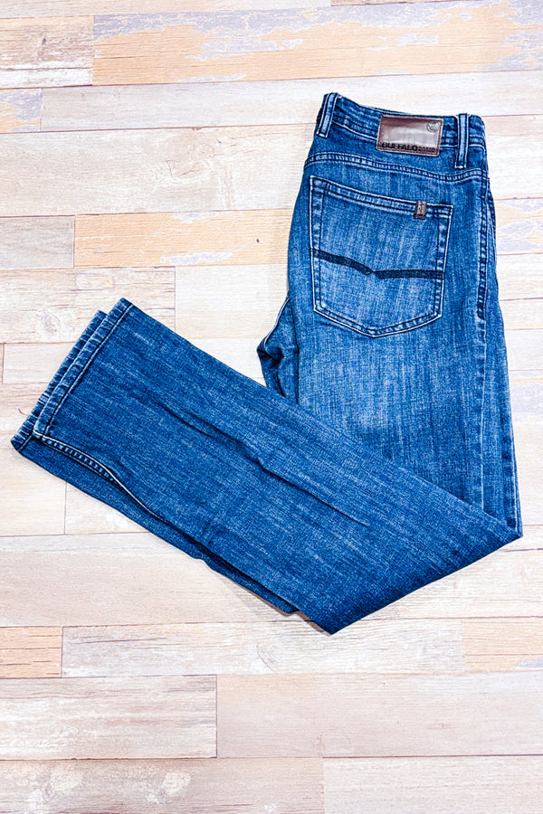 Jeans bleu foncé Jack - Homme seconde main - Buffalo David Bitton- La Penderie du Paradis