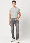 Jeans slim gris - Homme* seconde main - Buffalo David Bitton- La Penderie du Paradis