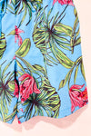 Maillot de bain bleu motif hawaïen - Homme seconde main - Cove- La Penderie du Paradis