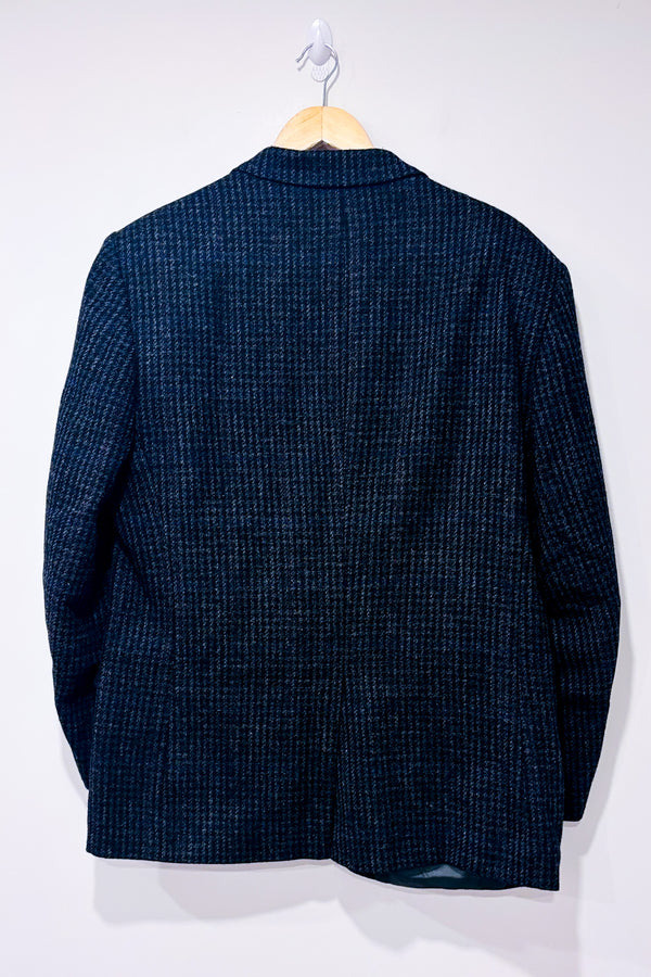 Veston en laine noir à carreaux (l) - Homme-Henley-La Penderie du Paradis 🕊
