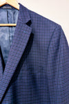 Veston marine à carreaux (xl) - Homme *-Alfred Sung-La Penderie du Paradis 🕊