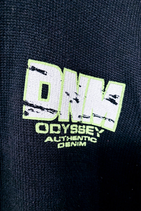 Veste noire zippée en tricot à col montant seconde main - TXT- La Penderie du Paradis