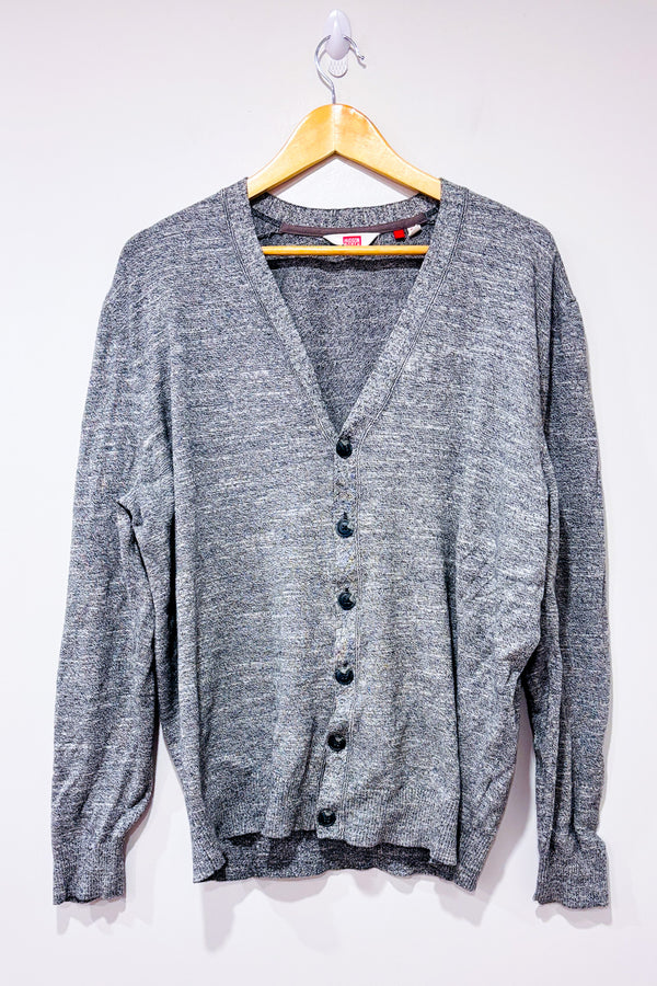Cardigan gris (xl) - Homme seconde main - Hudson North- La Penderie du Paradis